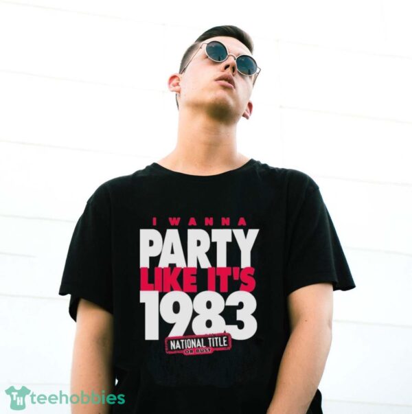 Official NC State Wolfpack I Wanna Party Like It’s 1983 T-Shirt - G500 Gildan T-Shirt