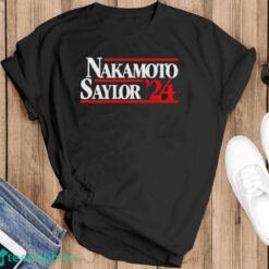 Official Official Nakamoto Saylor’ 24 Shirt - Black T-Shirt
