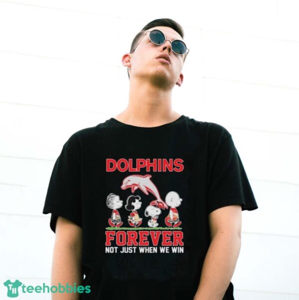Official Peanuts Character NRL Dolphins Forever Not Just When We Win Shirt - G500 Gildan T-Shirt