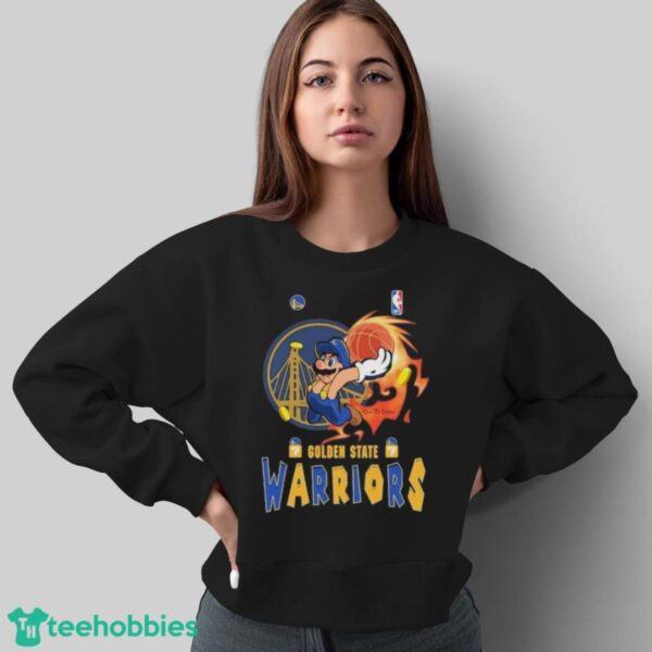 Official Super Mario Basketball Golden State Warriors Shirt - Sweatshirt