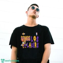 Official Super Mario – Somos Los Angeles Lakers Shirt - G500 Gildan T-Shirt