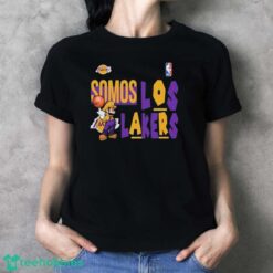 Official Super Mario – Somos Los Angeles Lakers Shirt - Ladies T-Shirt