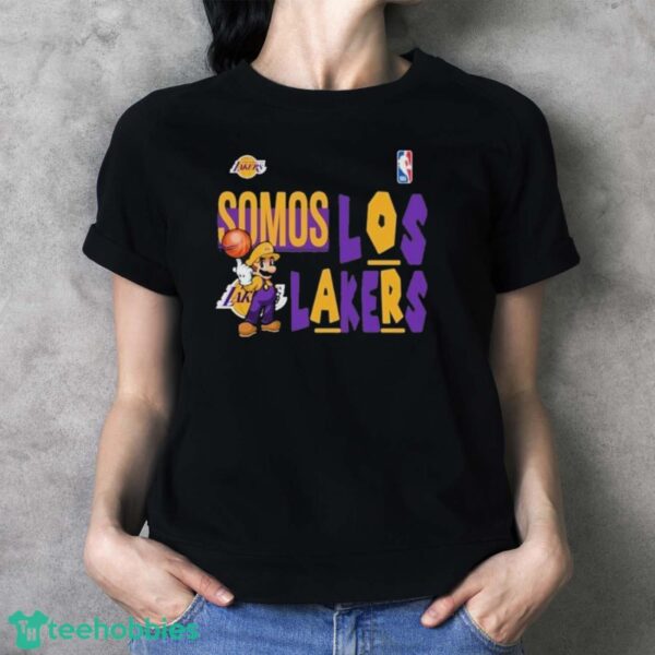 Official Super Mario – Somos Los Angeles Lakers Shirt - Ladies T-Shirt
