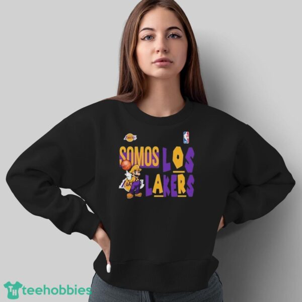 Official Super Mario – Somos Los Angeles Lakers Shirt - Sweatshirt