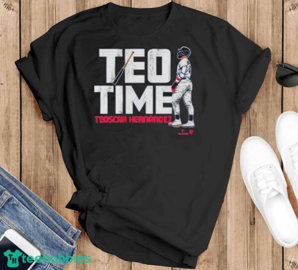 Official Teoscar Hernandez Teo Time LA Shirt - Black T-Shirt