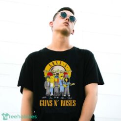 Official The Simpson Gun N’ Roses Signatures Shirt - G500 Gildan T-Shirt
