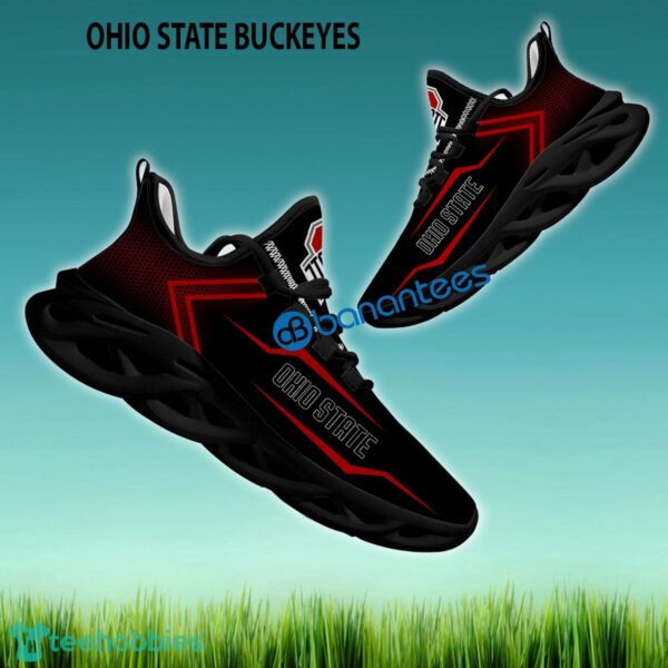 Ohio State Buckeyes Running Sneaker Visual Gift Max Soul Shoes New For Fans - NCAA Ohio State Buckeyes Max Soul Sneakers Style 2