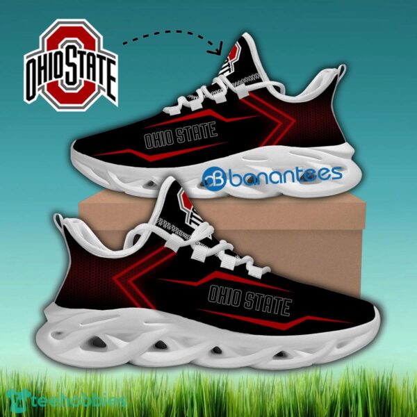 Ohio State Buckeyes Running Sneaker Visual Gift Max Soul Shoes New For Fans - NCAA Ohio State Buckeyes Max Soul Sneakers Style 1
