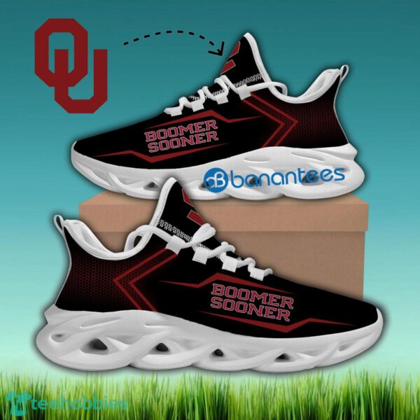 Oklahoma Sooners Sport Sneaker Motif Gift Max Soul Shoes New For Fans - NCAA Oklahoma Sooners Max Soul Sneakers Style 1