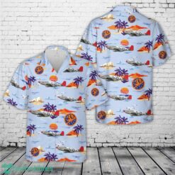 P-51C Mustang, 99th Fighter Squadron, 332nd Fighter Group, ''Tuskegee Airmen'', Italy, 1944 3D Hawaiian Shirt Beach Shirt Product Photo 1