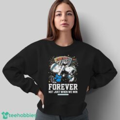 Peanuts Snoopy And Charlie Brown High Five Oklahoma City Thunder Forever Not Just When We Win 2024 Shirt - Sweatshirt