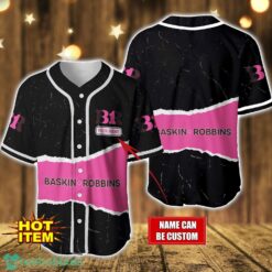 Personalized Baskin Robbins Baseball Jersey Shirt Custom Name Gift Men And Women Baseball Jersey Product Photo 1