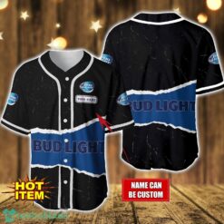Personalized Bud Light Beer Baseball Jersey Shirt Custom Name Gift Men And Women Baseball Jersey Product Photo 1