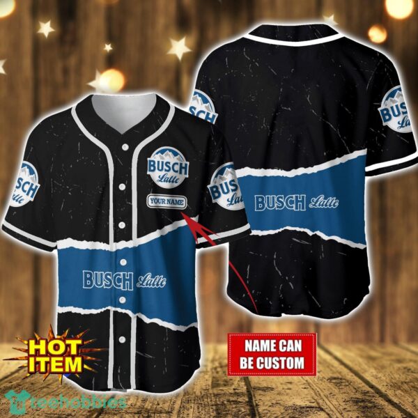 Personalized Busch Latte Baseball Jersey Shirt Custom Name Gift Men And Women Baseball Jersey Product Photo 1