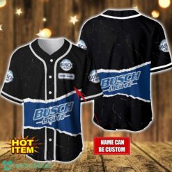 Personalized Busch Light Baseball Jersey Shirt Custom Name Gift Men And Women Baseball Jersey Product Photo 1