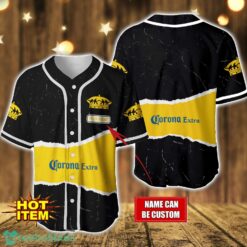 Personalized Corona Extra Beer Baseball Jersey Shirt Custom Name Gift Men And Women Baseball Jersey Product Photo 1