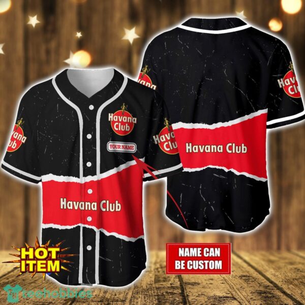 Personalized Havana Club Baseball Jersey Shirt Custom Name Gift Men And Women Baseball Jersey Product Photo 1