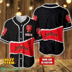 Personalized Jim Beam Baseball Jersey Shirt Custom Name Gift Men And Women Baseball Jersey Product Photo 1