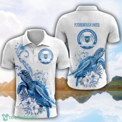 Peterborough United F.C Turtle White Polo Shirt For Men And Women Gofl Polo Product Photo 1