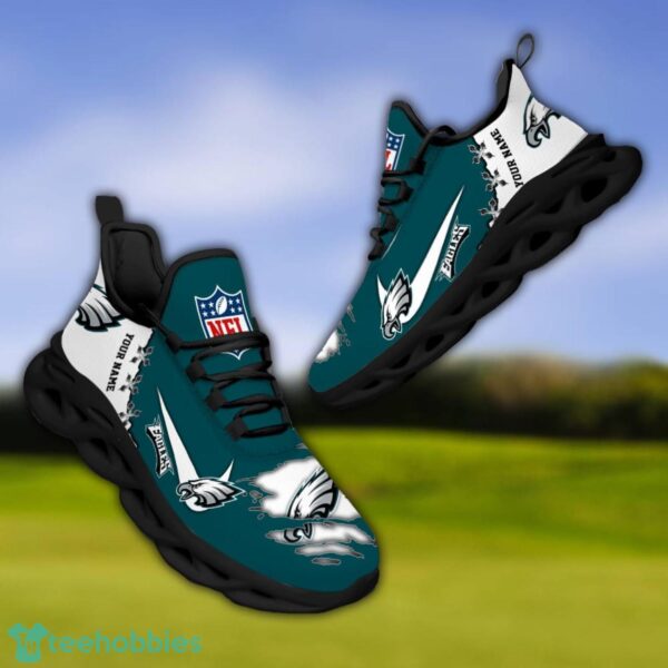 Philadelphia Eagles Personalized Name NFL Limited Max Soul Shoes Product Photo 4
