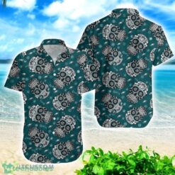 Philadelphia Eagles Skull Combo Hawaiian Shirt And Shorts Product Photo 2