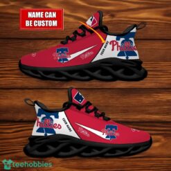 Philadelphia Phillies Team Logo Personalized Name MLB Max Soul Shoes For Men Women Sport Gift Product Photo 2