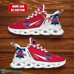 Philadelphia Phillies Team Logo Personalized Name MLB Max Soul Shoes For Men Women Sport Gift Product Photo 1
