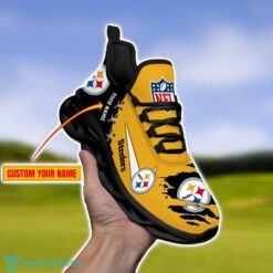 Pittsburgh Steelers Personalized Name NFL Limited Max Soul Shoes Product Photo 2