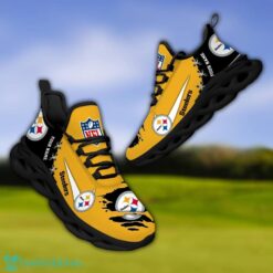 Pittsburgh Steelers Personalized Name NFL Limited Max Soul Shoes Product Photo 4