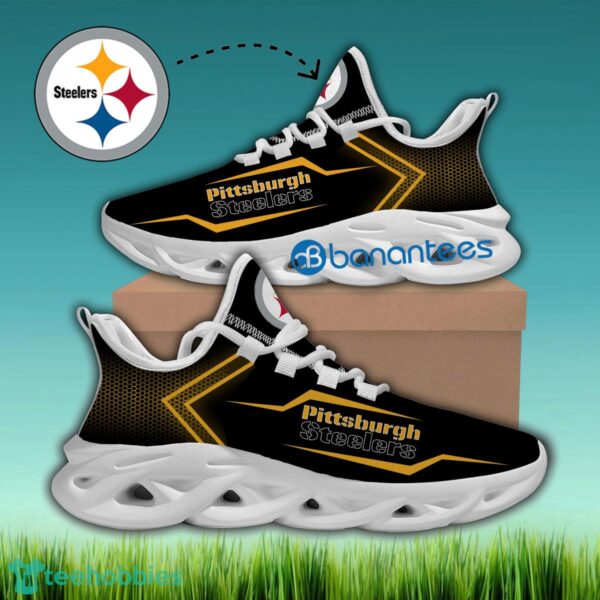 Pittsburgh Steelers Sport Sneaker Signature Gift Max Soul Shoes New For Fans - NFL Pittsburgh Steelers Max Soul Sneakers Style 1