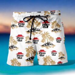 PIZZA HUT Lover Hawaiian Shirt And Shorts For Men And Women Summer Vacation Shirt Product Photo 2