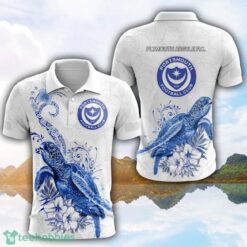 Portsmouth F.C Turtle White Polo Shirt For Men And Women Gofl Polo Product Photo 1