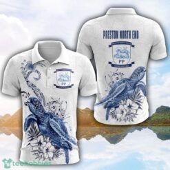 Preston North End F.C Turtle White Polo Shirt For Men And Women Gofl Polo Product Photo 1