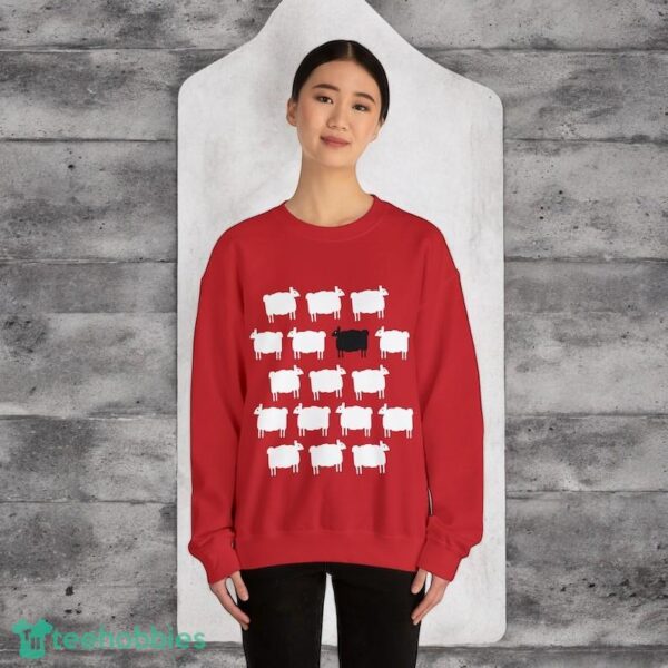 Princess Diana Black Sheep Sweater - Unisex Heavy Blend™ Crewneck Sweatshirt Product Photo 4