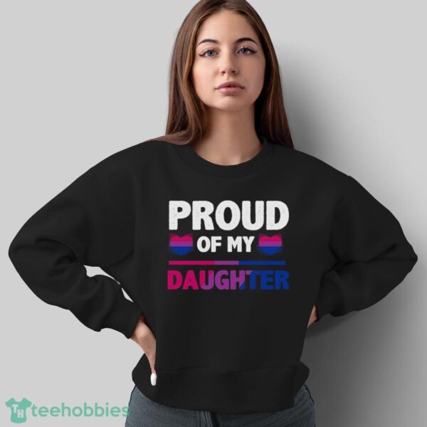 Proud of my Bi Daughter – Proud Mom or Dad Bisexual T Shirt Essential T-Shirt T Shirt Product Photo 5