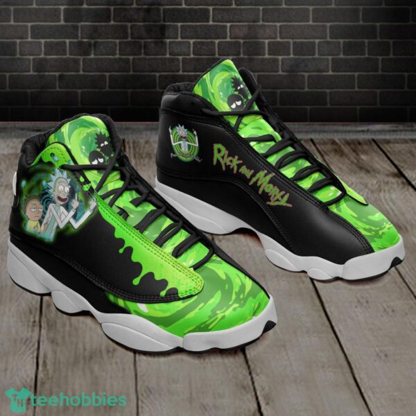 R And M Sports Air Jordan 13 Sneakers Rick And Morty Funny Gift Product Photo 1