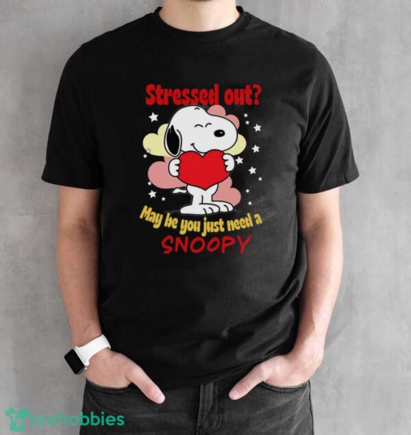 Red Cross Snoopy T-Shirt May You Just Need A Snoopy - Black Unisex T-Shirt