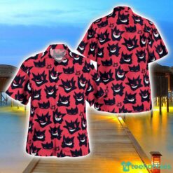 Red Gengar Hawaiian Shirt 3D Printing Beach Shirt For Men And Women Product Photo 1