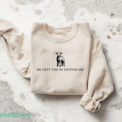Retro Comfort Religious Shirt, He Left The 99 Shirt, Christian Comfy Shirt Product Photo 2