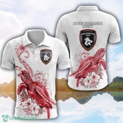 Rouen Normandie Rugby Turtle White Polo Shirt For Men And Women Gofl Polo Product Photo 1