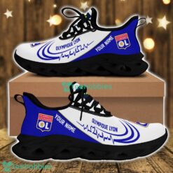 Running Sneakers Ligue 1 Lyon Personalized Max Soul Sneakers Gift Ideas For Fans Product Photo 2