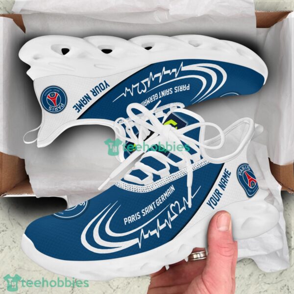 Running Sneakers Ligue 1 Paris Saint-Germain Personalized Max Soul Sneakers Gift Ideas For Fans Product Photo 3