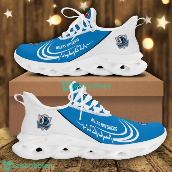 Running Sneakers NBA Dallas Mavericks Personalized Max Soul Sneakers Gift Ideas For Fans Product Photo 1