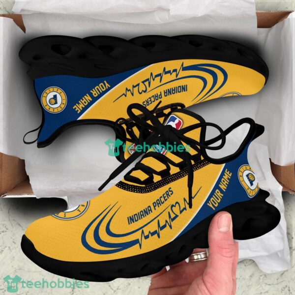 Running Sneakers NBA Indiana Pacers Personalized Max Soul Sneakers Gift Ideas For Fans Product Photo 4
