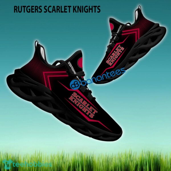 Rutgers Scarlet Knights Chunky Sneaker Recognizable Gift Max Soul Shoes New For Fans - NCAA Rutgers Scarlet Knights Max Soul Sneakers Style 2