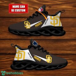San Diego Padres Team Logo Personalized Name MLB Max Soul Shoes For Men Women Sport Gift Product Photo 2