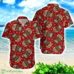 San Francisco 49ers Skull Combo Hawaiian Shirt And Shorts Product Photo 2
