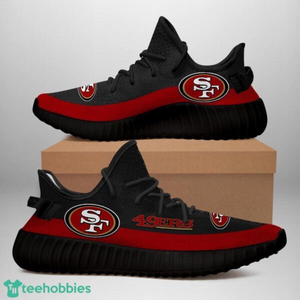 San Francisco 49ers Yeezy Sneakers For Men And Women Sport Team Gift Product Photo 2