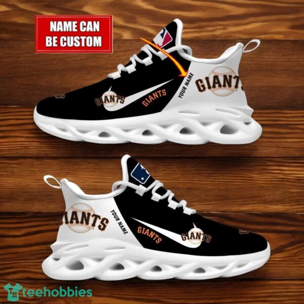 San Francisco Giants Team Logo Personalized Name MLB Max Soul Shoes For Men Women Sport Gift Product Photo 1