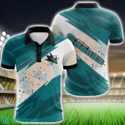 San Jose Sharks All Over Print 3D Polo Shirt Golf Lover Gift Product Photo 1
